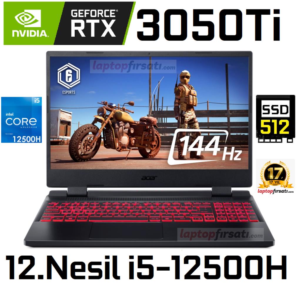 Acer Nitro Nesil I H Gb Ssd Rtx Ti Hz Fhd