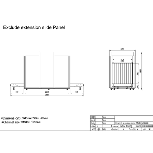 Secustar JC 100100 Plus X RAY Büyük Bagaj Kontrol Cihazı