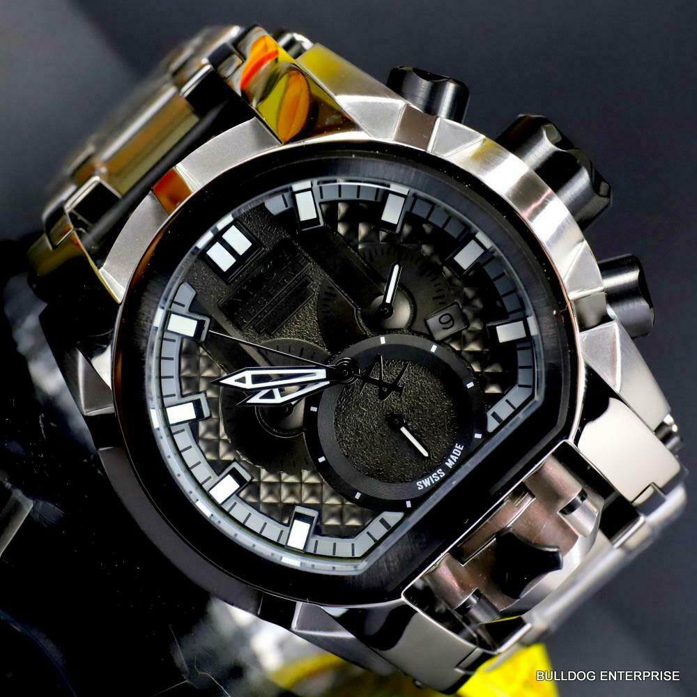 Invicta Reserve Bolt Zeus Magnum Black Swiss Made 52mm Erkek Kol Saati