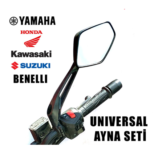 Yamaha Honda Suzuki Kawasaki Benelli Ayna Seti Naked Model Motosiklet