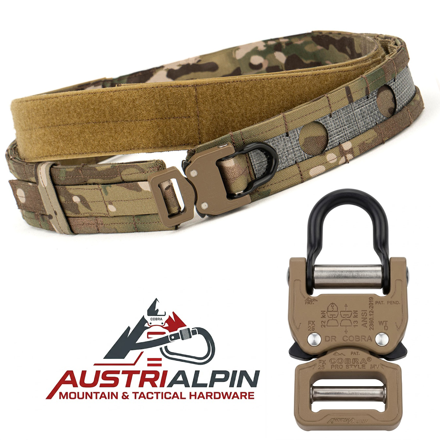 AustriAlpin COBRA Taktik Kemer Multicamo