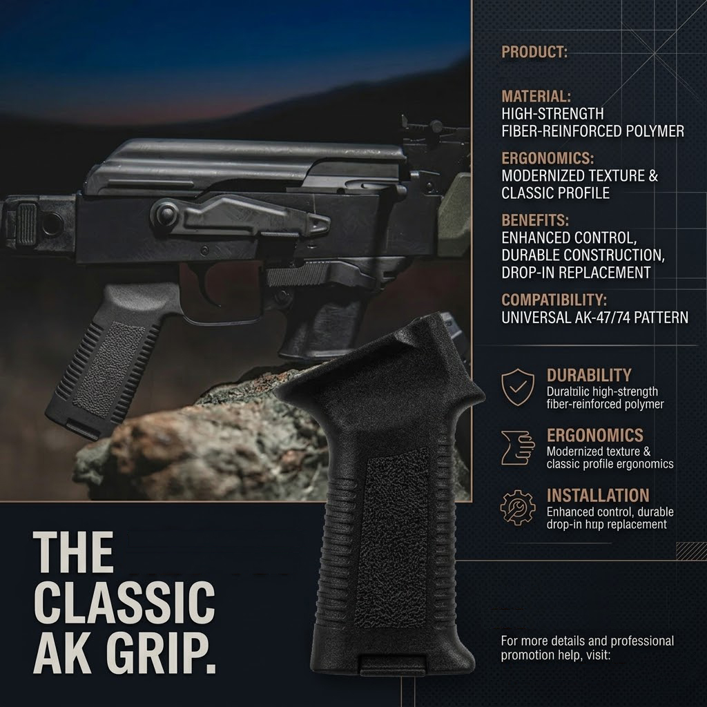Tactical Classic AK pistol grip