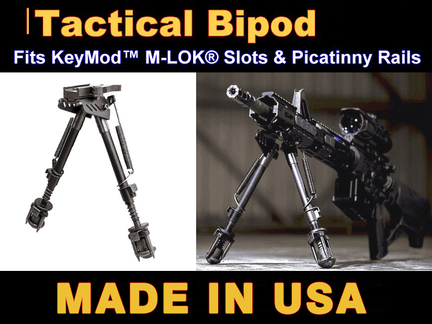 Sniper Rifle Bipod KeyMod / M-LOK / Picatinny Uyumlu Profesyonel Silah Çatal Ayağı Bipod