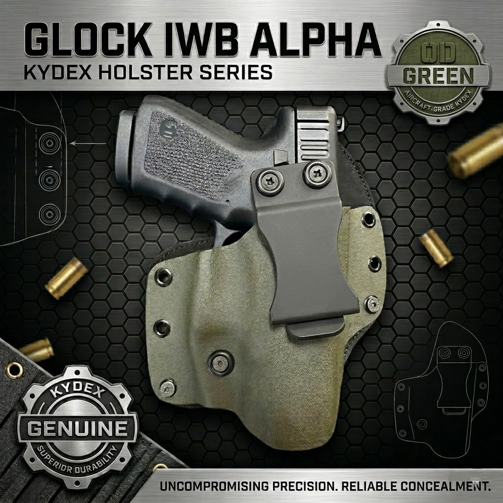 Tactical Kydex IWB Usa OD Green İç Kılıf