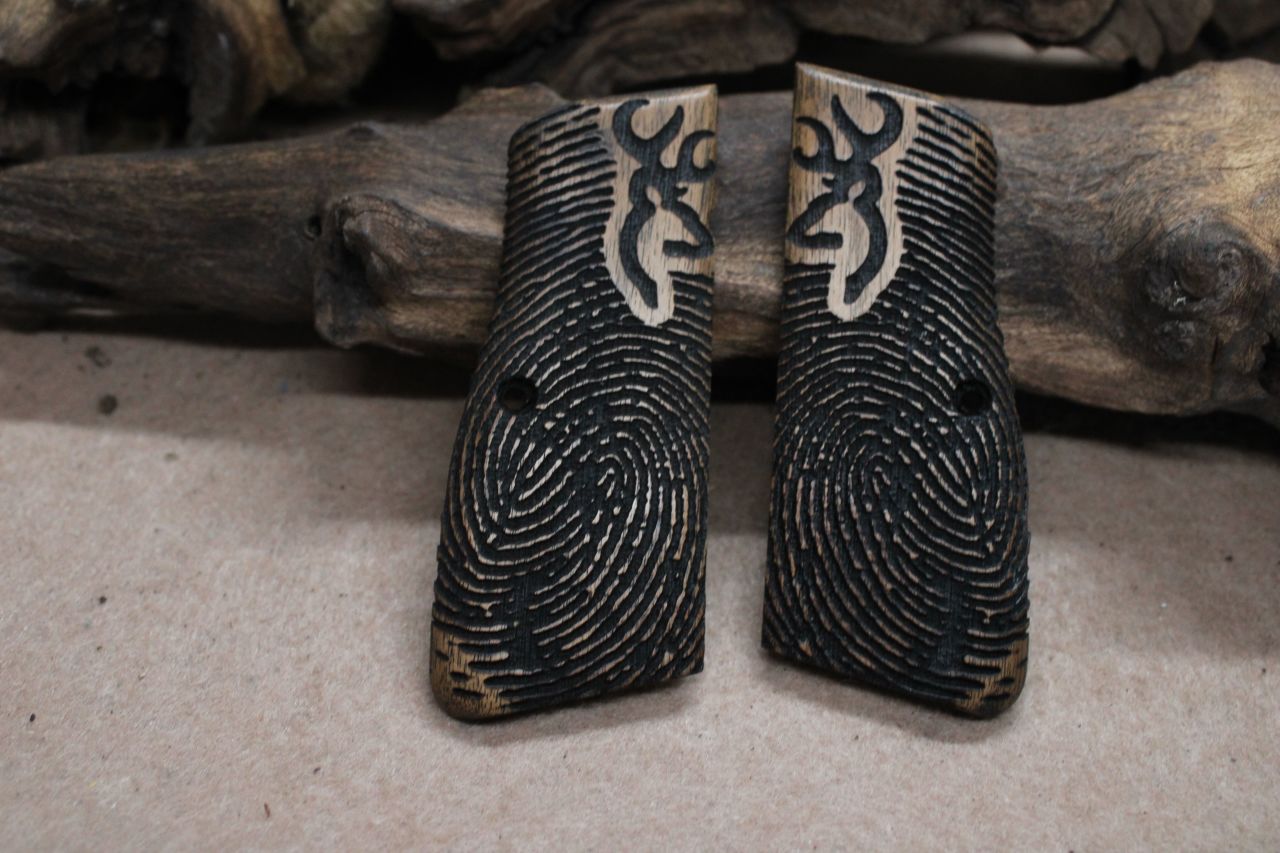 Browning HP MKI II III Handgun Walnut Grips