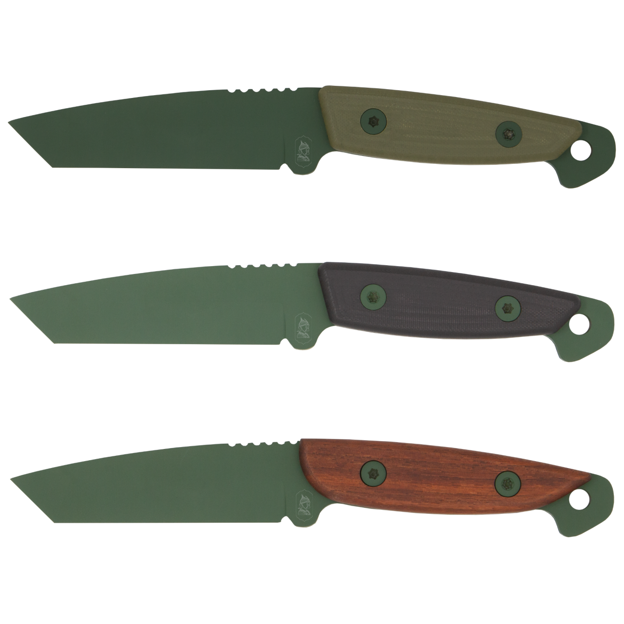 Turq Gear Wolf Tanto Sleipner Highland Green