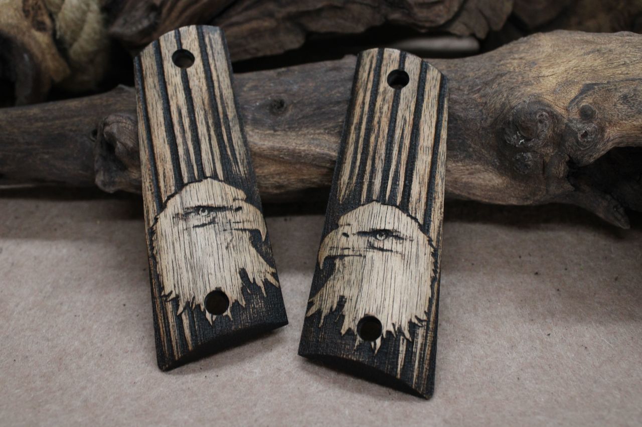 Colt & All 1911's Handgun Walnut Grips