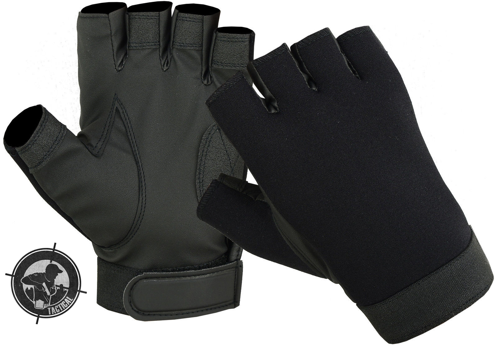 Neoprene half finger clearance gloves