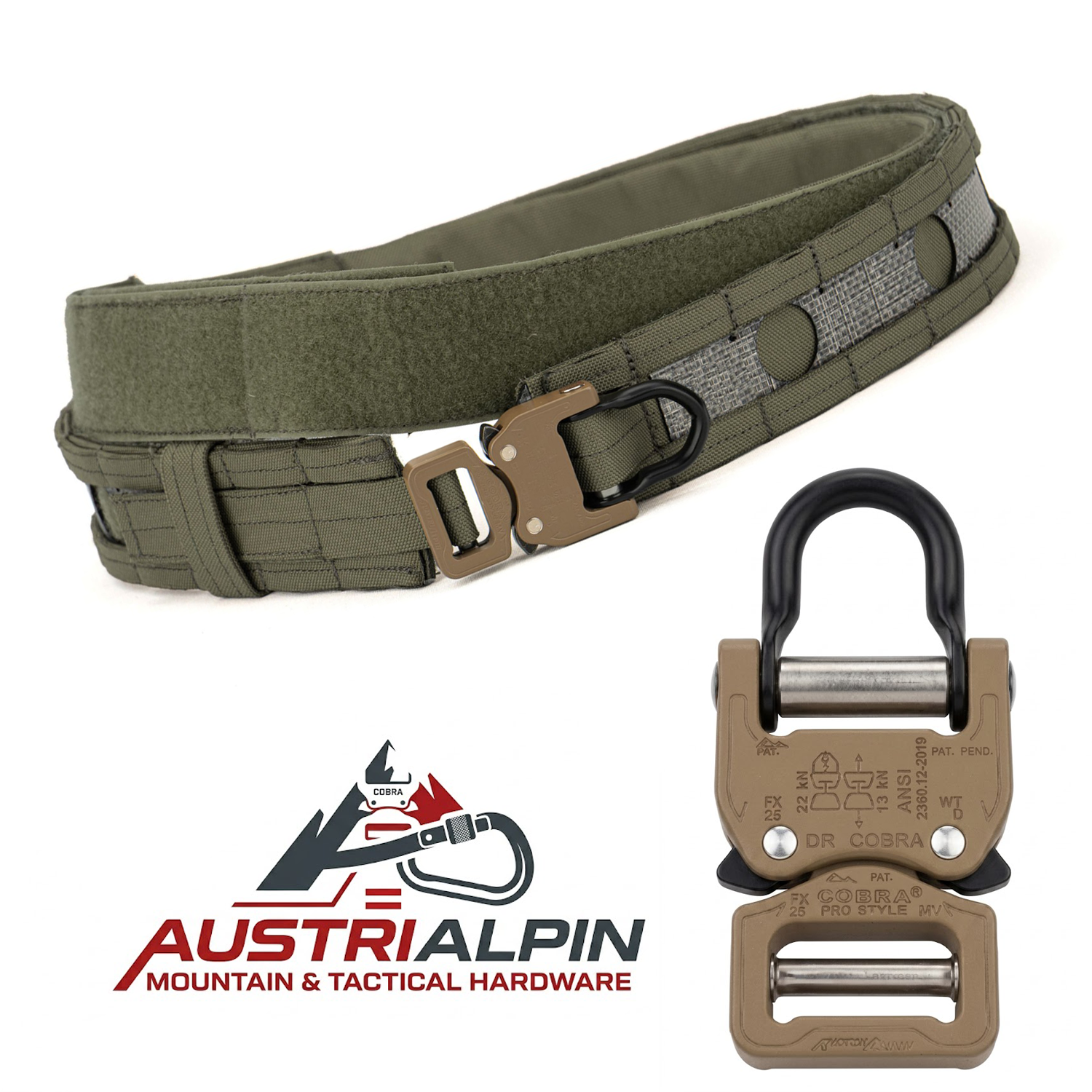 AustriAlpin COBRA Taktik Kemer Od Green