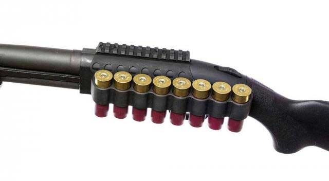 SureShell Carrier for MOSSBERG 500/590 Rail (8-Shell, 12-GA)