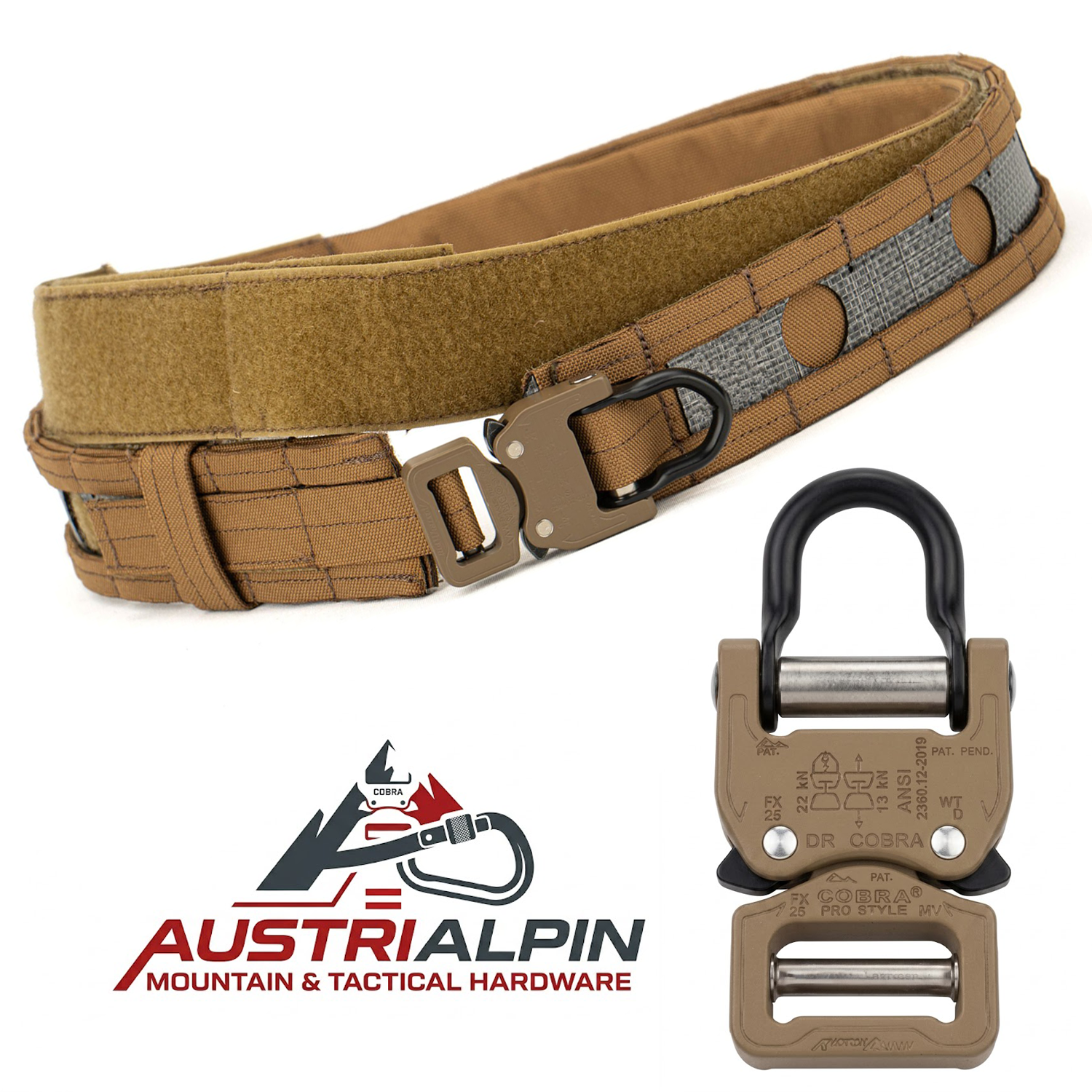 AustriAlpin COBRA Taktik Kemer Coyote