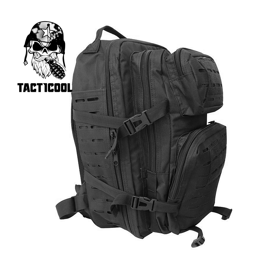 Tactical Gear Lazer Kesim Siyah Çanta