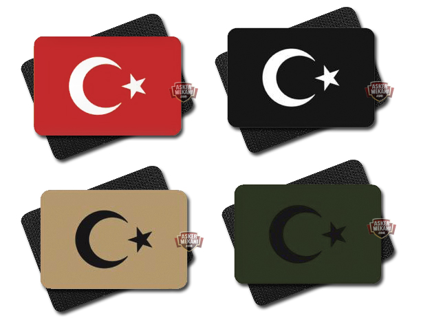 Kumaş Baskı Türk bayrakları