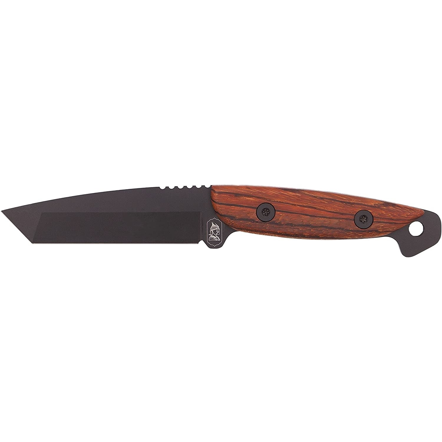 Turq Gear Wolf Tanto Round Zebra Sleipner Graphite Black
