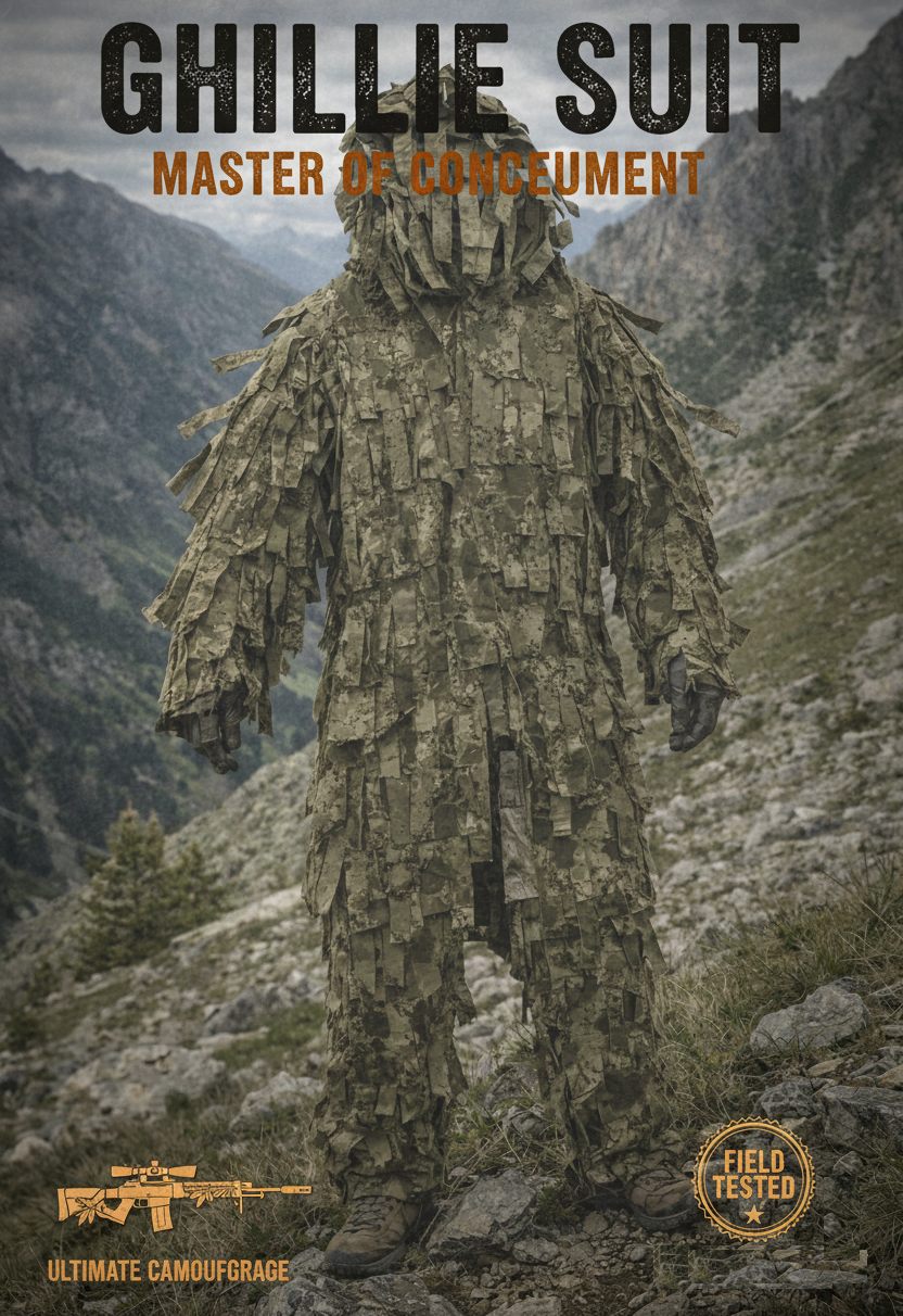 Keskin nişancı elbisesi Yeni TSK kamuflaj GHILLIE Suit