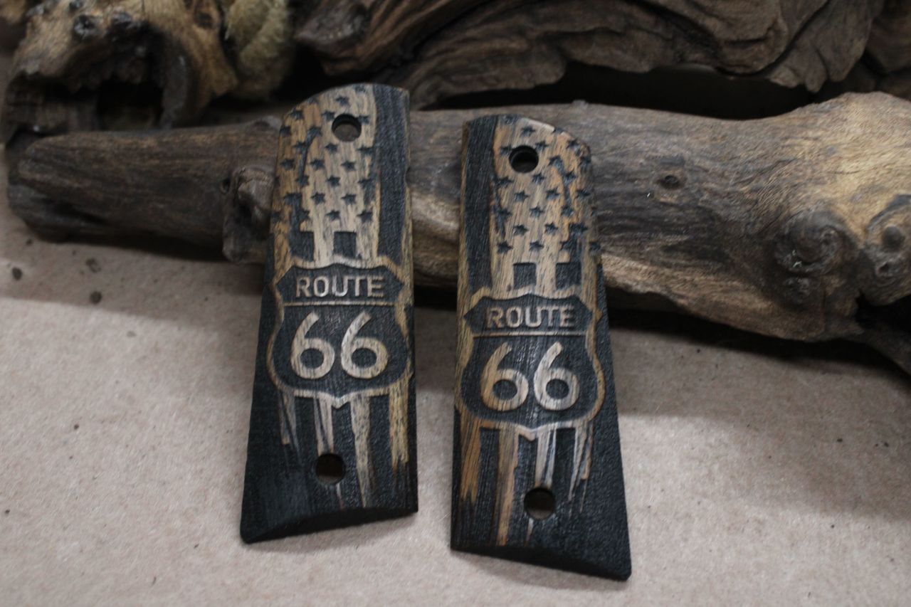 Colt & All 1911's Handgun Walnut Grips