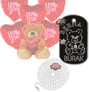 AŞK SEVGİ SEMBOLLÜ KÜNYE MODEL 9 COLOUR MİLİTARY DOGTAG