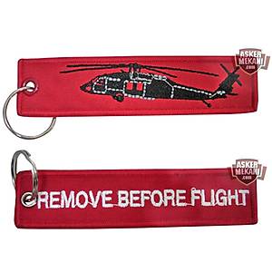 Remove Before Flight Logo ��lemeli Anahtarl�k