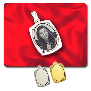 RES�ML� OVAL KOLYE