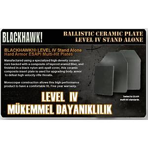 BLACKHAWK BALLISTIC CERAMIC PLATE LEVEL 4 STAND ALONE