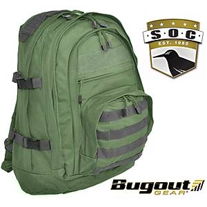 Bugout Gear S.O.C. Three Day Elite Backpack Olive Drap