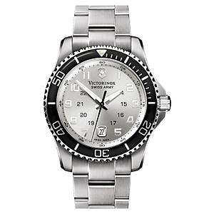 VICTORINOX Swiss Army MaverickGS Dual Time Quartz 43mm Saat
