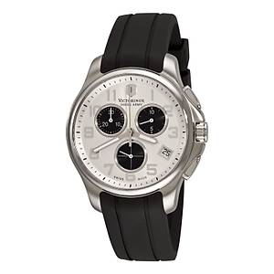 VICTORINOX Swiss Army Officer's Chrono Quartz Black Chronograph 42mm
