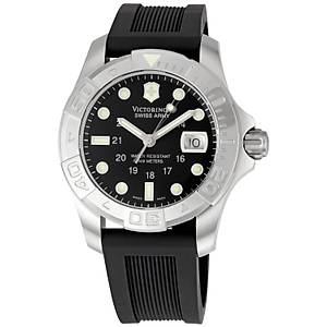 VICTORINOX Swiss Army Dive Master 500M Black Ice Quartz 43mm Saat