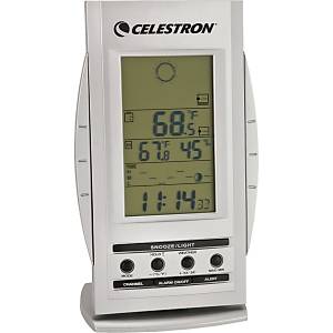 Celestron 47003 Compact Barometric Weather Station (Silver)