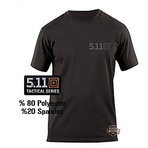 5.11 Logowear Bolt Action T-Shirts Black