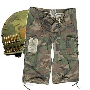 AIR COMBAT 34-PANTS PREWASH WOODLAND