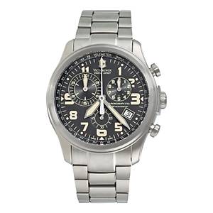 VICTORINOX Swiss Army Infantry Vintage Quartz Chronograph Silver