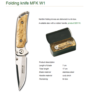 MARTT��N� FOLD�NG KN�FE MFK-1W