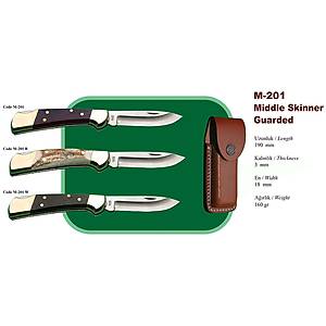 BORA KN�VES M-201 M�DDLE SK�NNER GUARDED