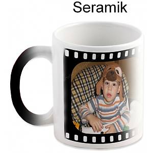 Sihirli Kupa Seramik (Kalpli-�ift resim)