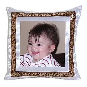 Yast�k bask� (Bordo nak��l�)