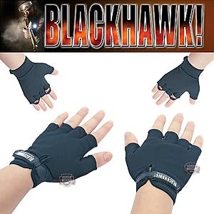 BLACKHAWK TACTICAL SKIDPROOF HALF FINGER GLOVES