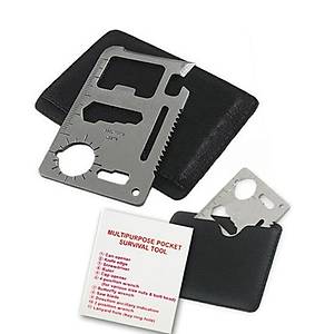 Steel Survival Kit Emergency Card