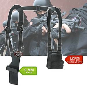 Shoulder Holster Cordura Dik Koltuk Alt� Silah K�l�f�