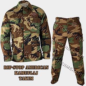 R�P-STOP CAMO AMER�KAN KAMUFLAJ TAKIM