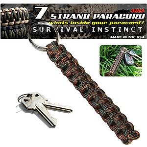 Outdoor ParaCord Keychain Camo