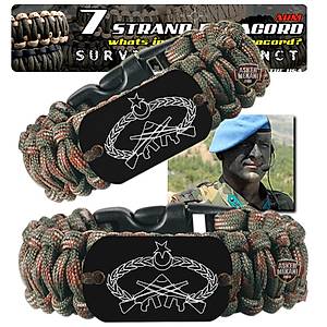 Outdoor Paracord Bracelet Camo Komando