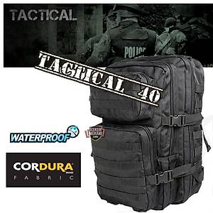 Tactical 40 Backpack Black