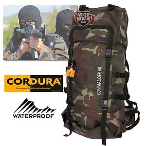 Tactical Cordura Camouflage Backpack 60 LT