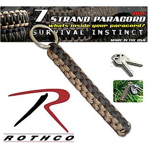 Rothco ParaCord Keychain Top Tank