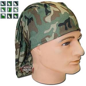 Multifunction Tactic Headgear Woodland Camo