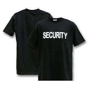 Black SECURITY Law Enforcement Shirt