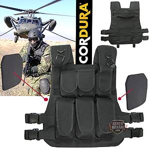 BALLISTIC CASE CORDURA BLACK H�CUM YELE��