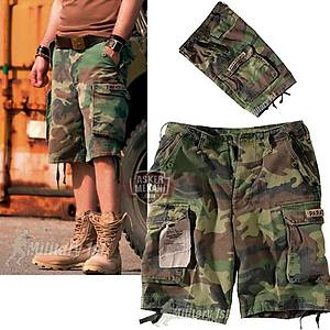 US CARGO SHORTS WOODLAND