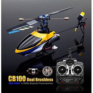 CB100 �ift Brushless Motorlu Metal Helikopter Seti